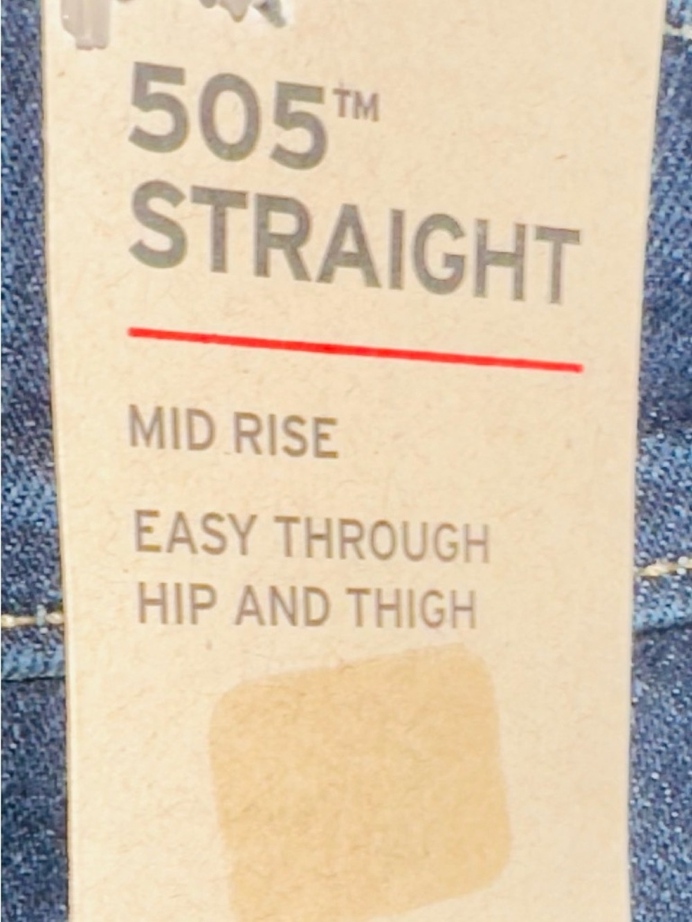 NWT Women’s Size 14 Dark Blue Stretch Levi’s Jeans - Picture 8 of 8